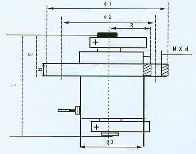 YZUL立式振動電機(jī)結(jié)構(gòu)圖